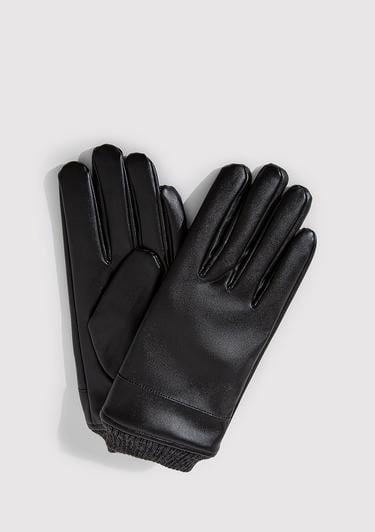  Mavi Siyah Suni Deri Eldiven 0911144-900