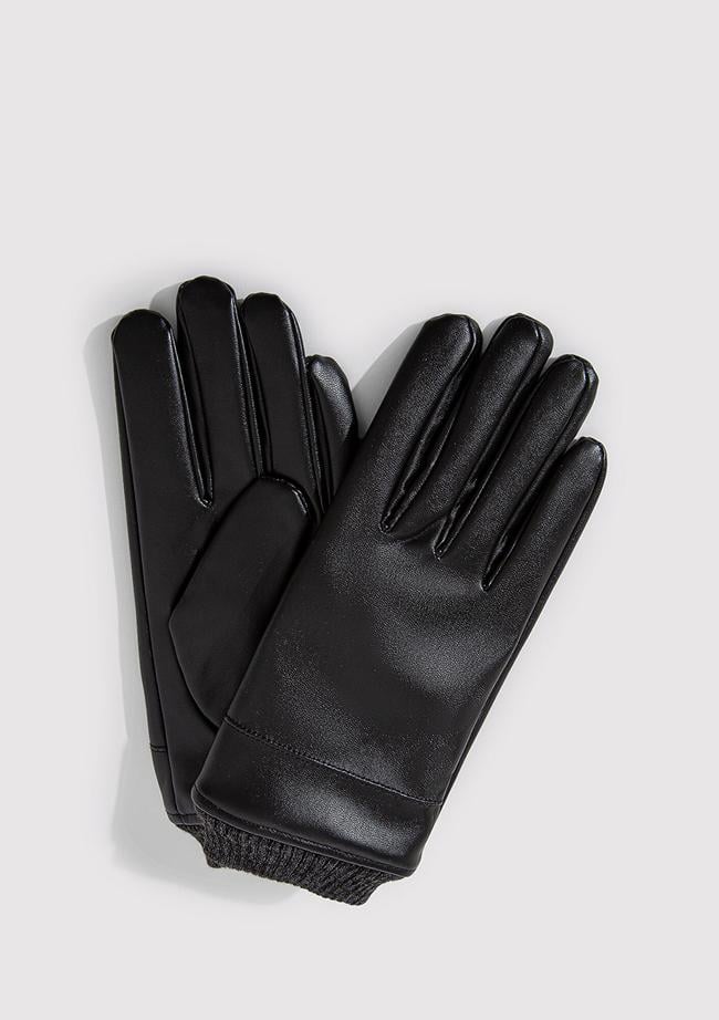  Mavi Siyah Suni Deri Eldiven 0911144-900