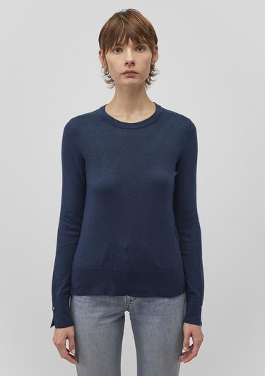  Mavi Bisiklet Yaka Lacivert Kazak Slim Fit / Dar Kesim 1710510-82454