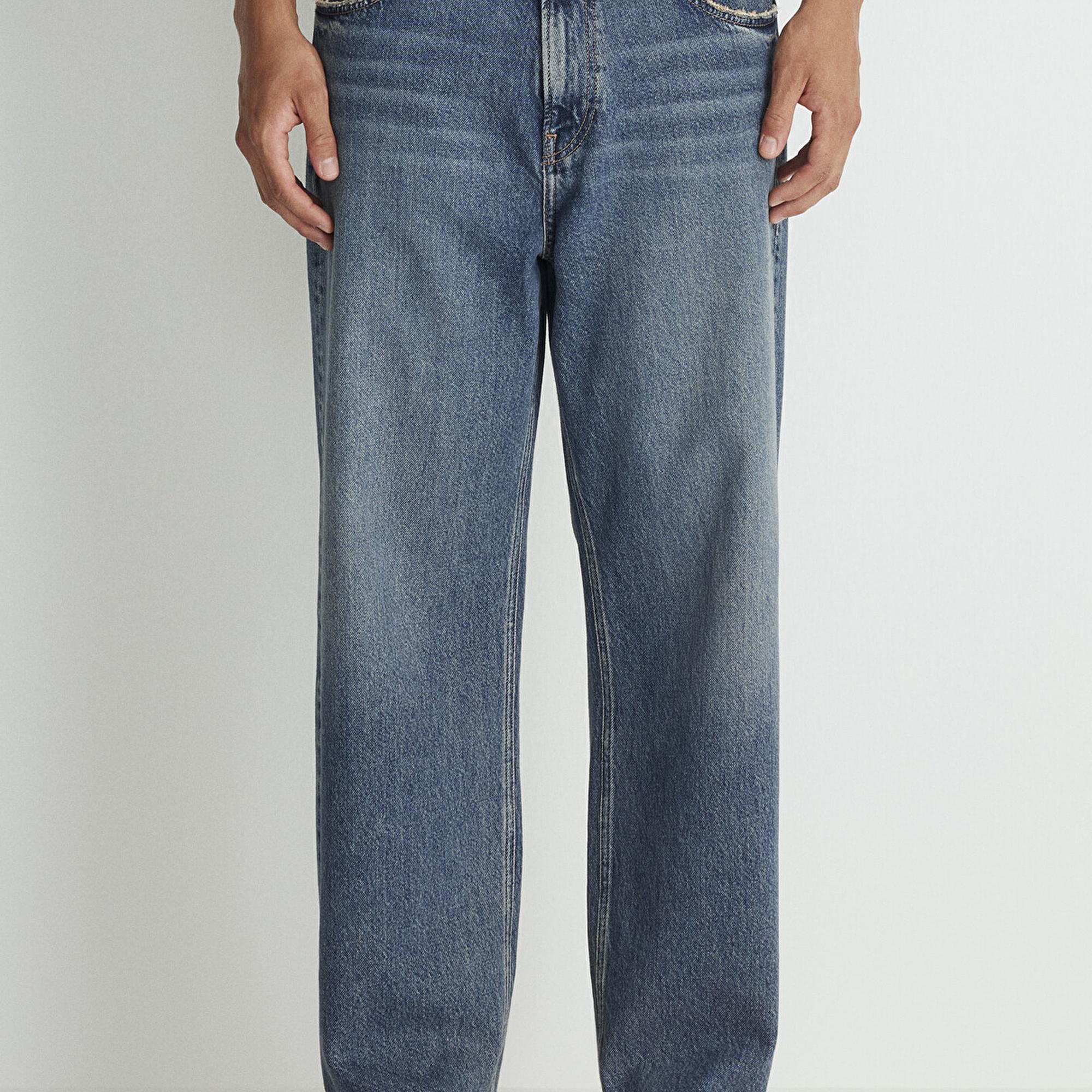 Mavi Atlanta Street Puslu Indigo Mavisi Denim Jean Pantolon 0010305-88526