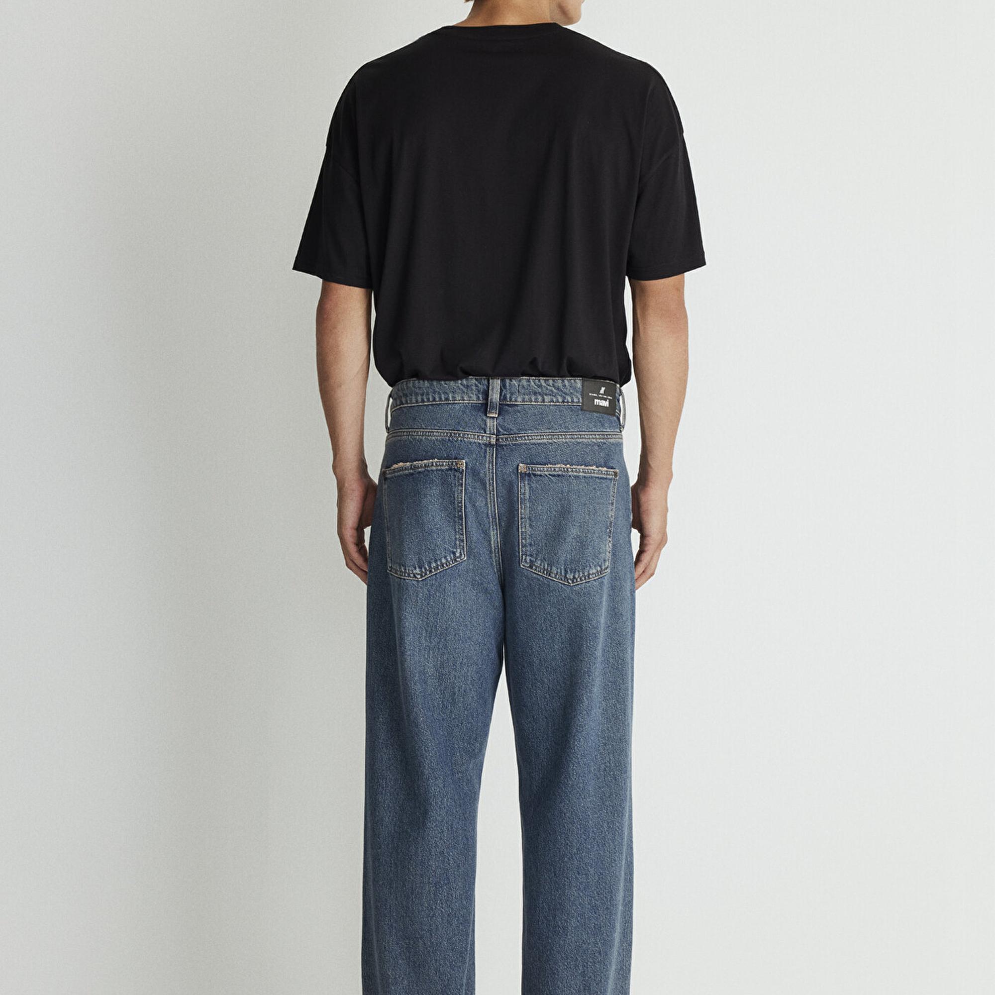 Mavi Atlanta Street Puslu Indigo Mavisi Denim Jean Pantolon 0010305-88526