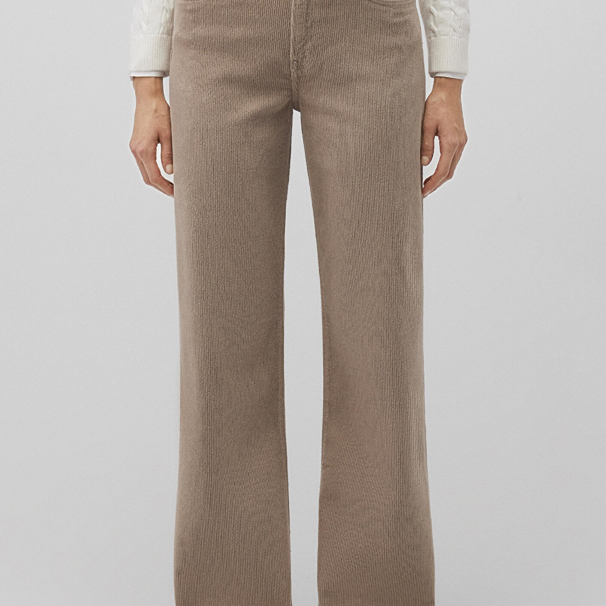 Mavi Malibu Kahverengi Kadife Pantolon 1010152-88345