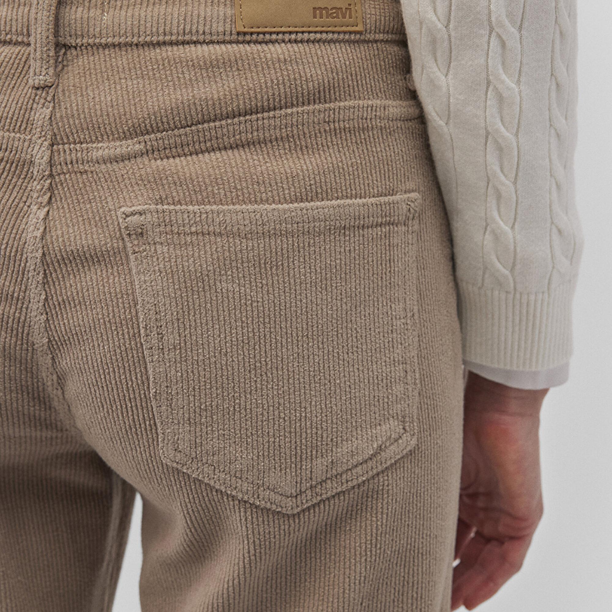 Mavi Malibu Kahverengi Kadife Pantolon 1010152-88345