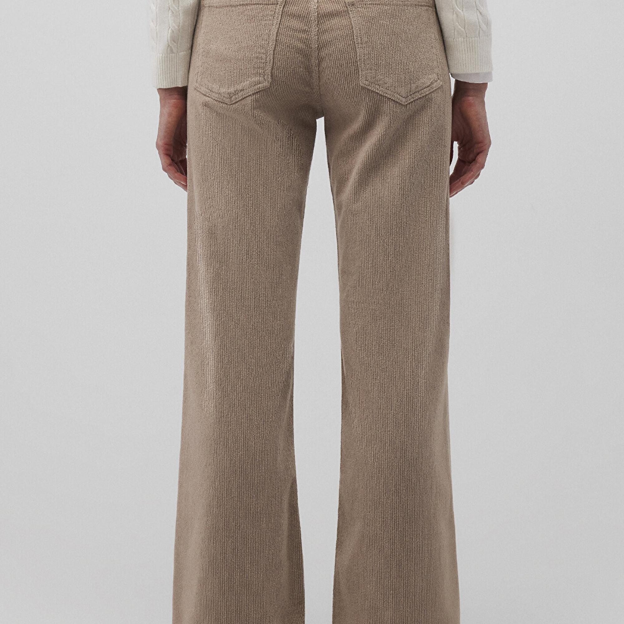 Mavi Malibu Kahverengi Kadife Pantolon 1010152-88345