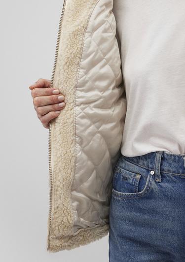  Mavi Rubina 90lar Açık Mavi Suni Kürklü  Jean Ceket 1110278-88589