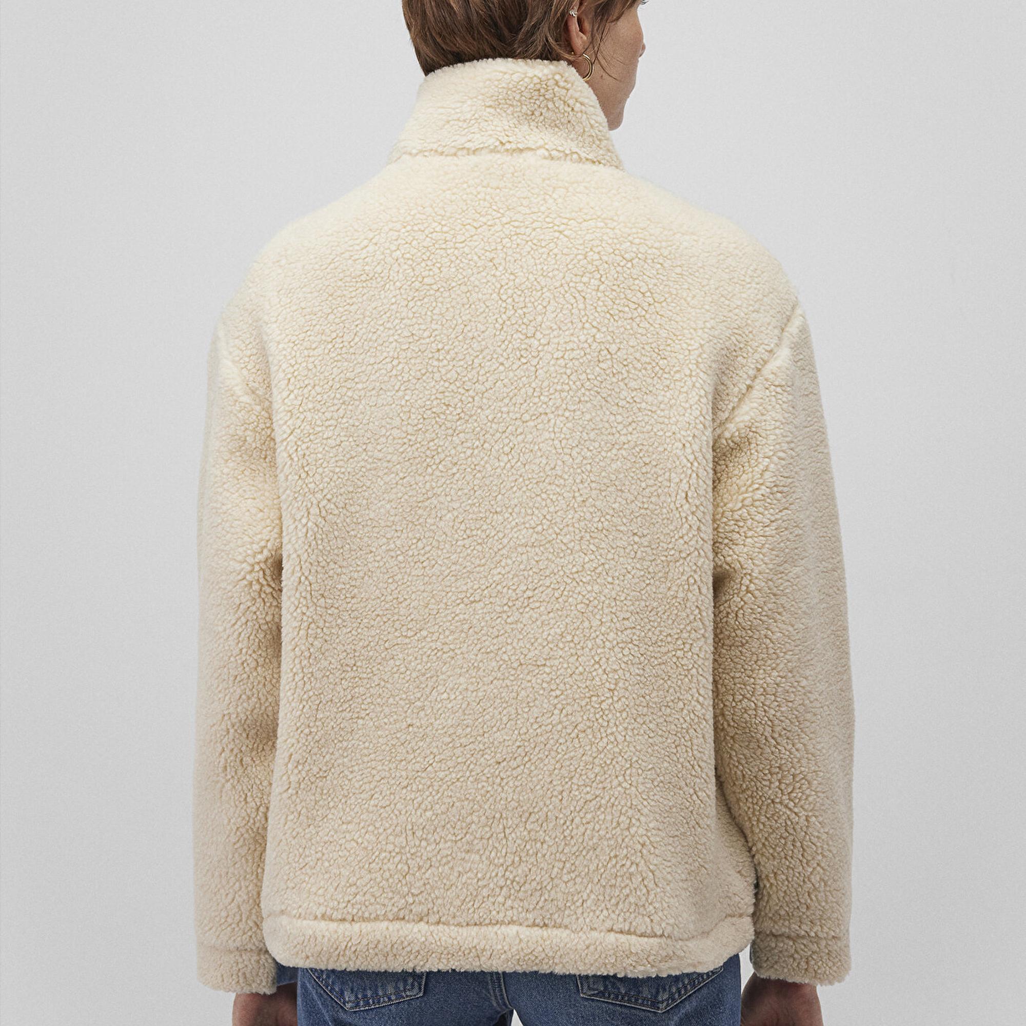 Mavi Rubina 90lar Açık Mavi Suni Kürklü  Jean Ceket 1110278-88589