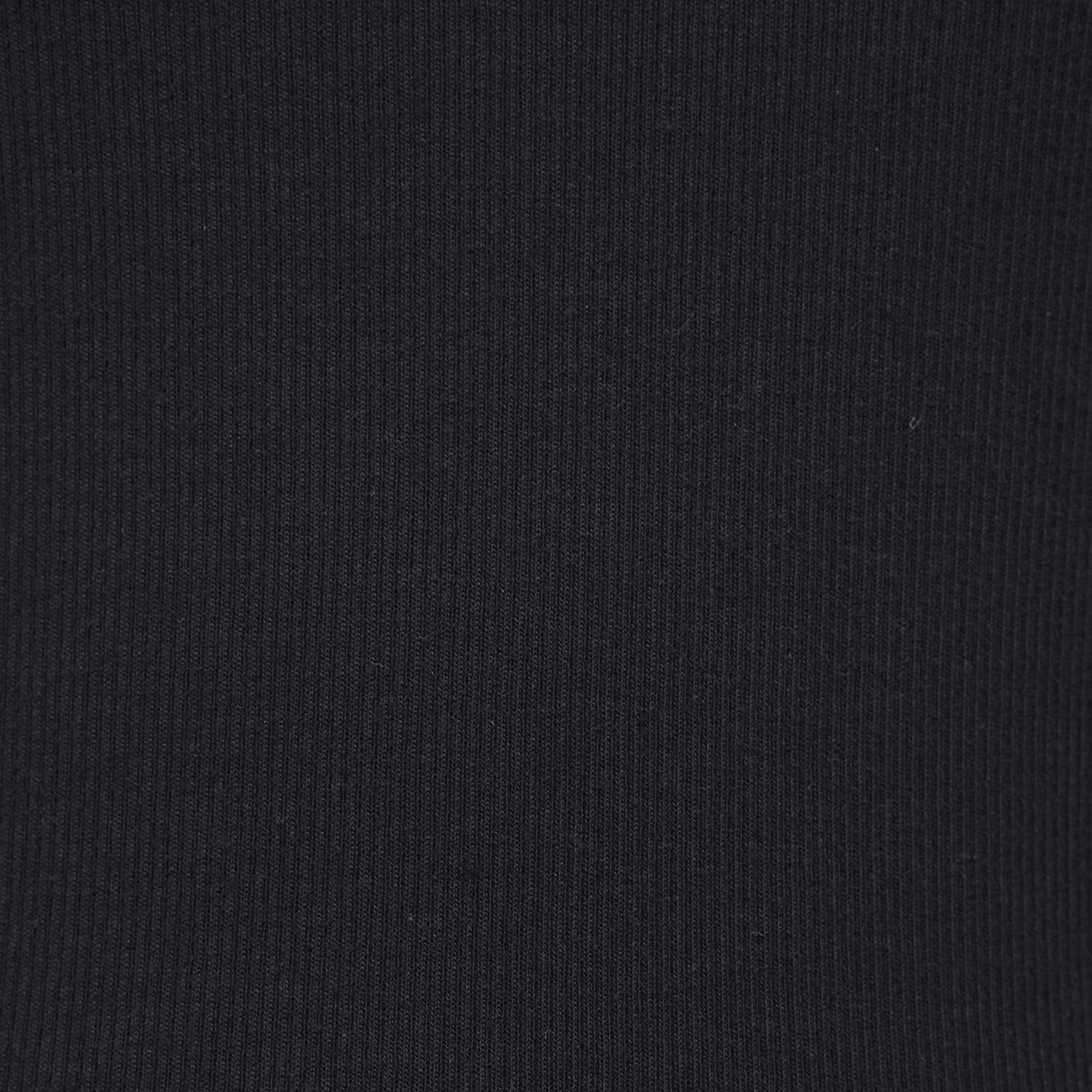 Mavi Uzun Kollu Siyah Basic Tişört Fitted / Vücuda Oturan Kesim 1613040-900