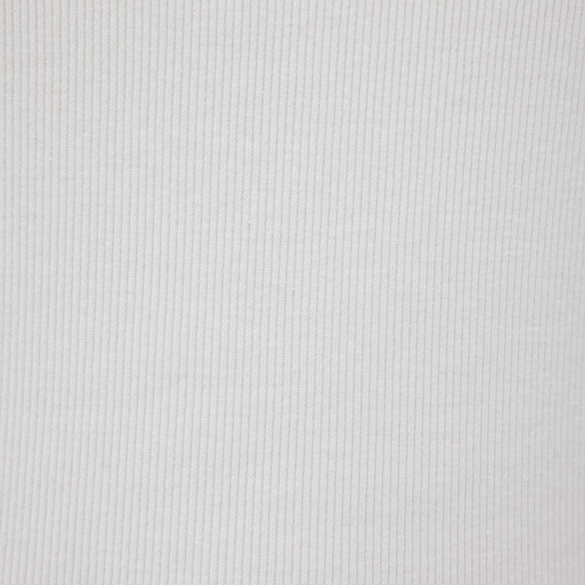 Mavi Uzun Kollu Ekru Basic Tişört Fitted / Vücuda Oturan Kesim 1613040-70057