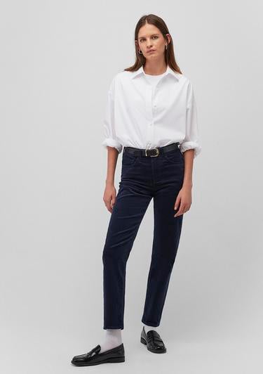  Mavi Cindy Lacivert Kadife Pantolon 100277-82993