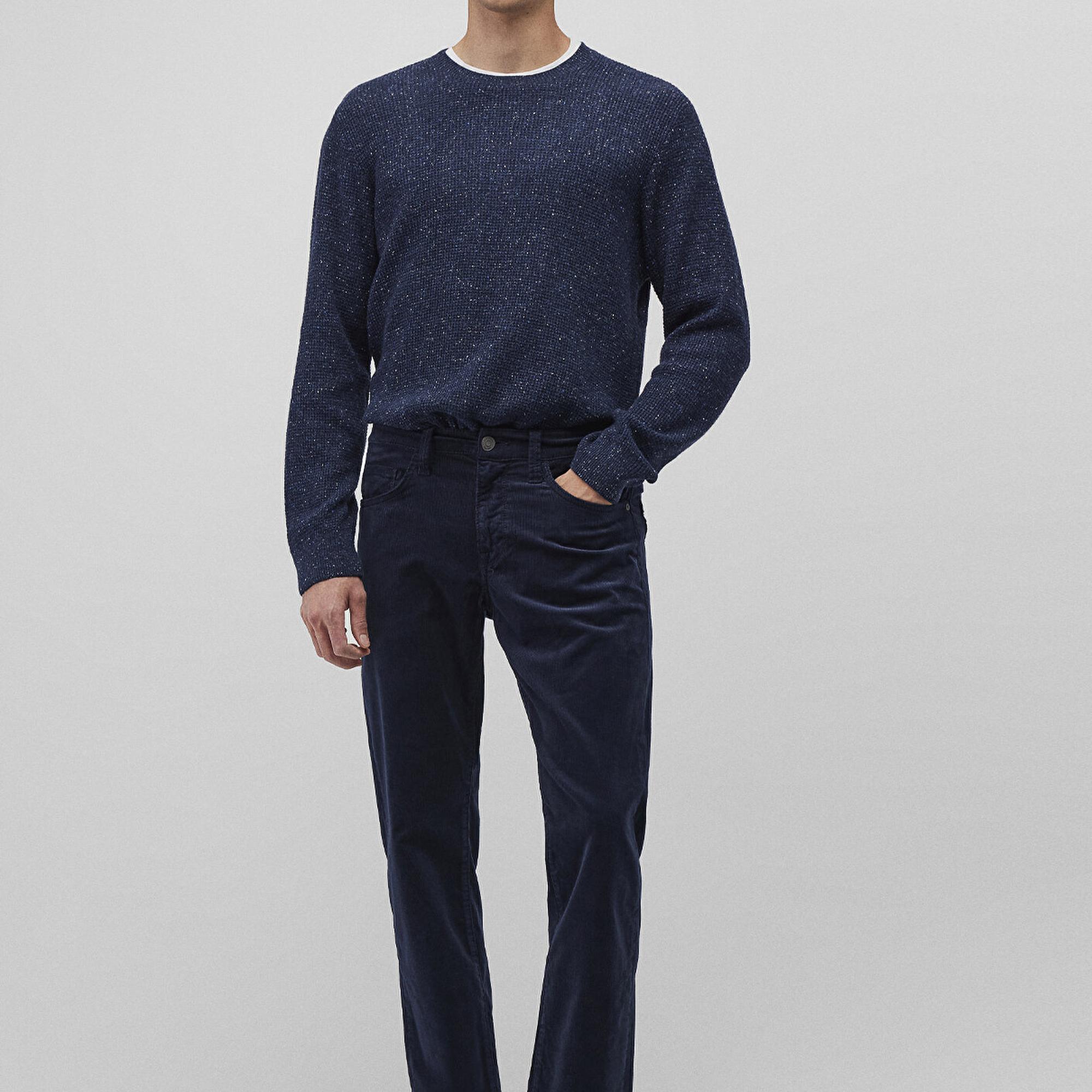 Mavi Hunter Koyu Lacivert Kadife Pantolon 0020282653