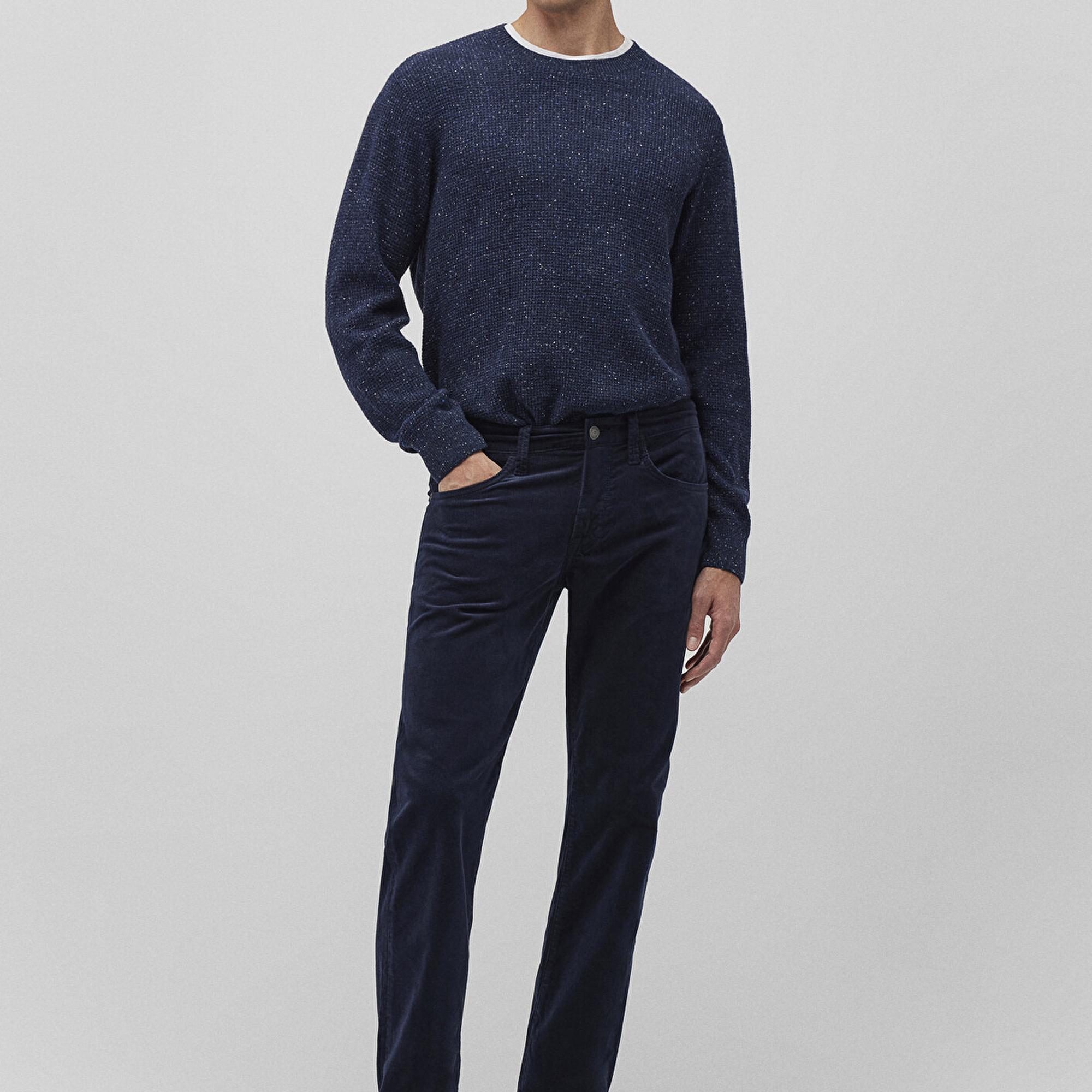 Mavi Hunter Koyu Lacivert Kadife Pantolon 0020282653