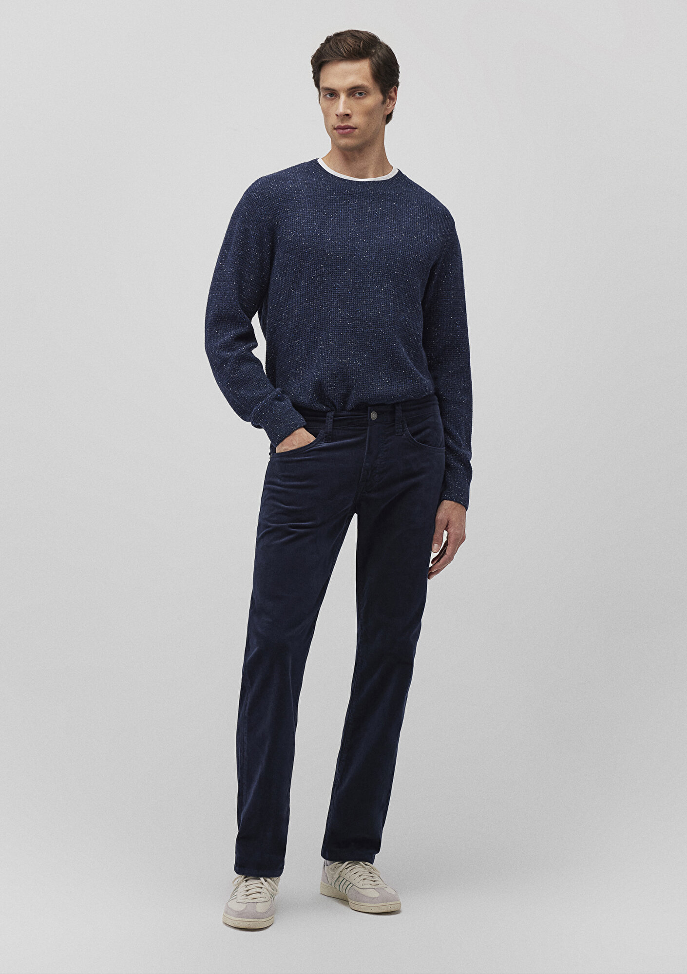  Mavi Hunter Koyu Lacivert Kadife Pantolon 0020282653