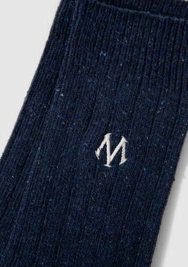  Mavi Lacivert Bot Çorabı 0911615-33950