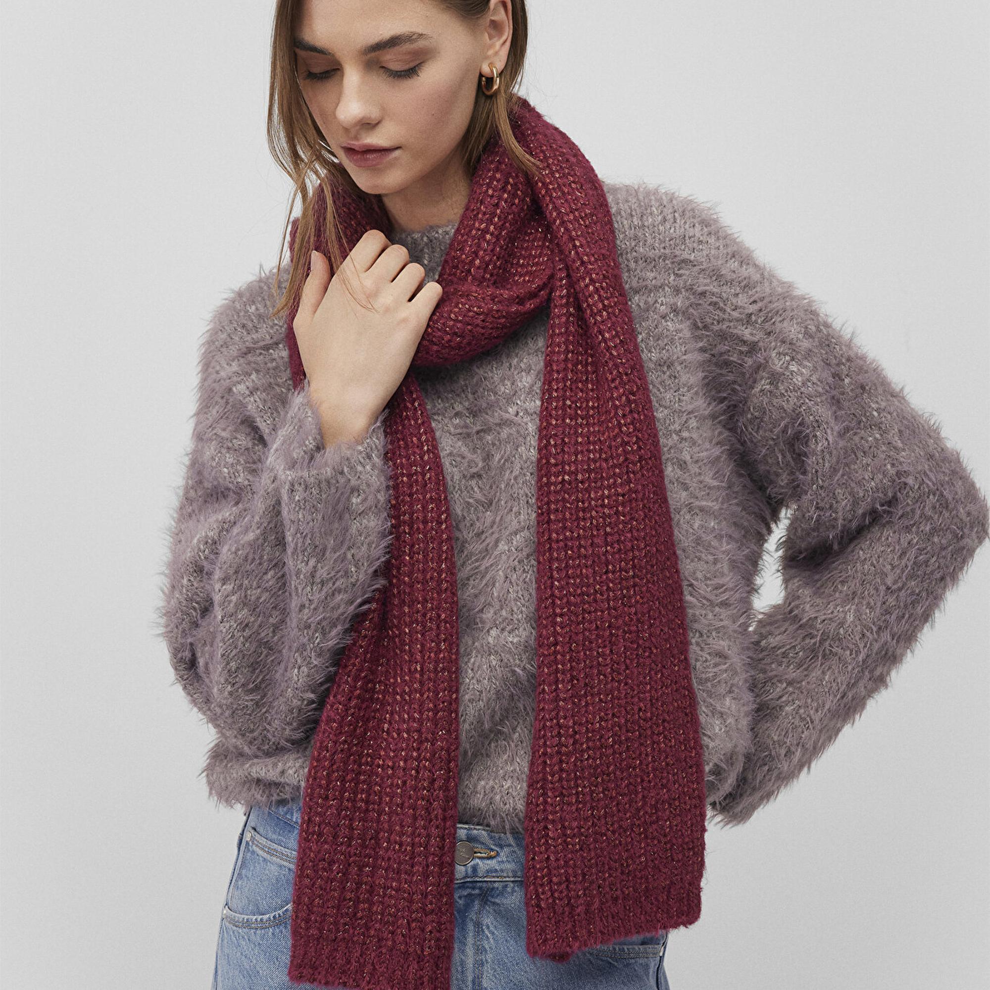 Mavi Bordo Atkı 1912808-30214