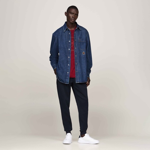  Tommy Hilfiger Erkek Lacivert Eşofman Altı