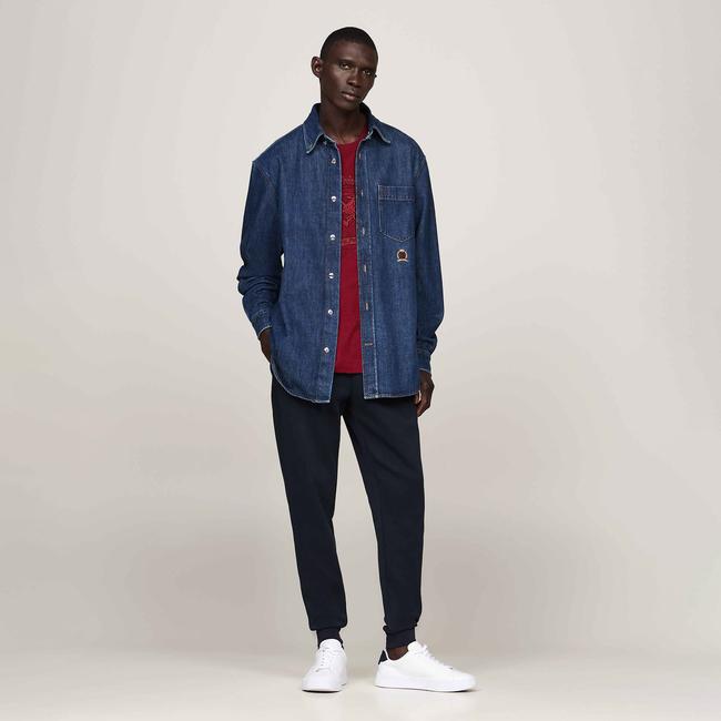  Tommy Hilfiger Erkek Lacivert Eşofman Altı