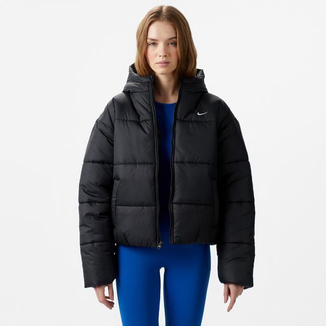  Nike Sportswear Classic Puffer Kadın Siyah Mont