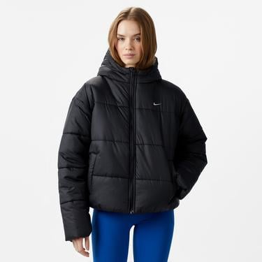  Nike Sportswear Classic Puffer Kadın Siyah Mont