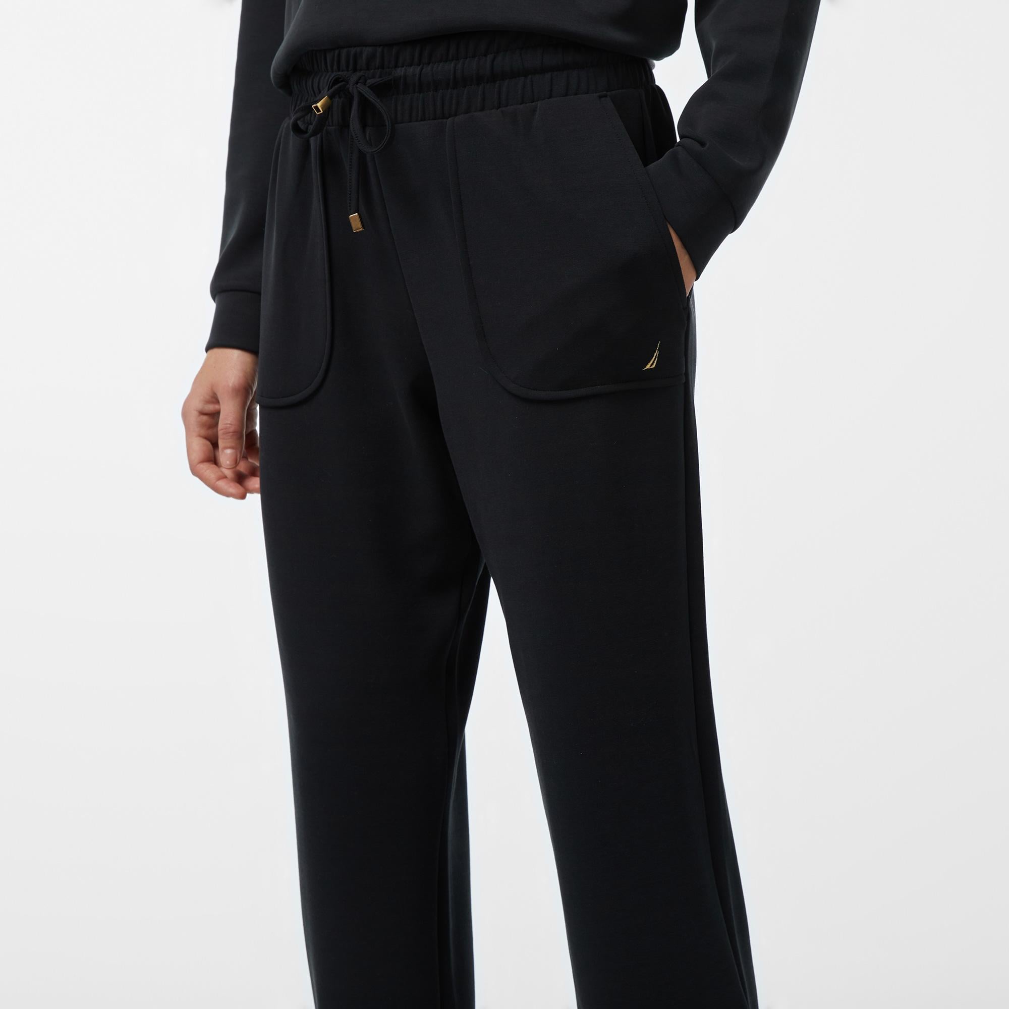 Nautica Kadın Siyah Regular Fit Eşofman Altı