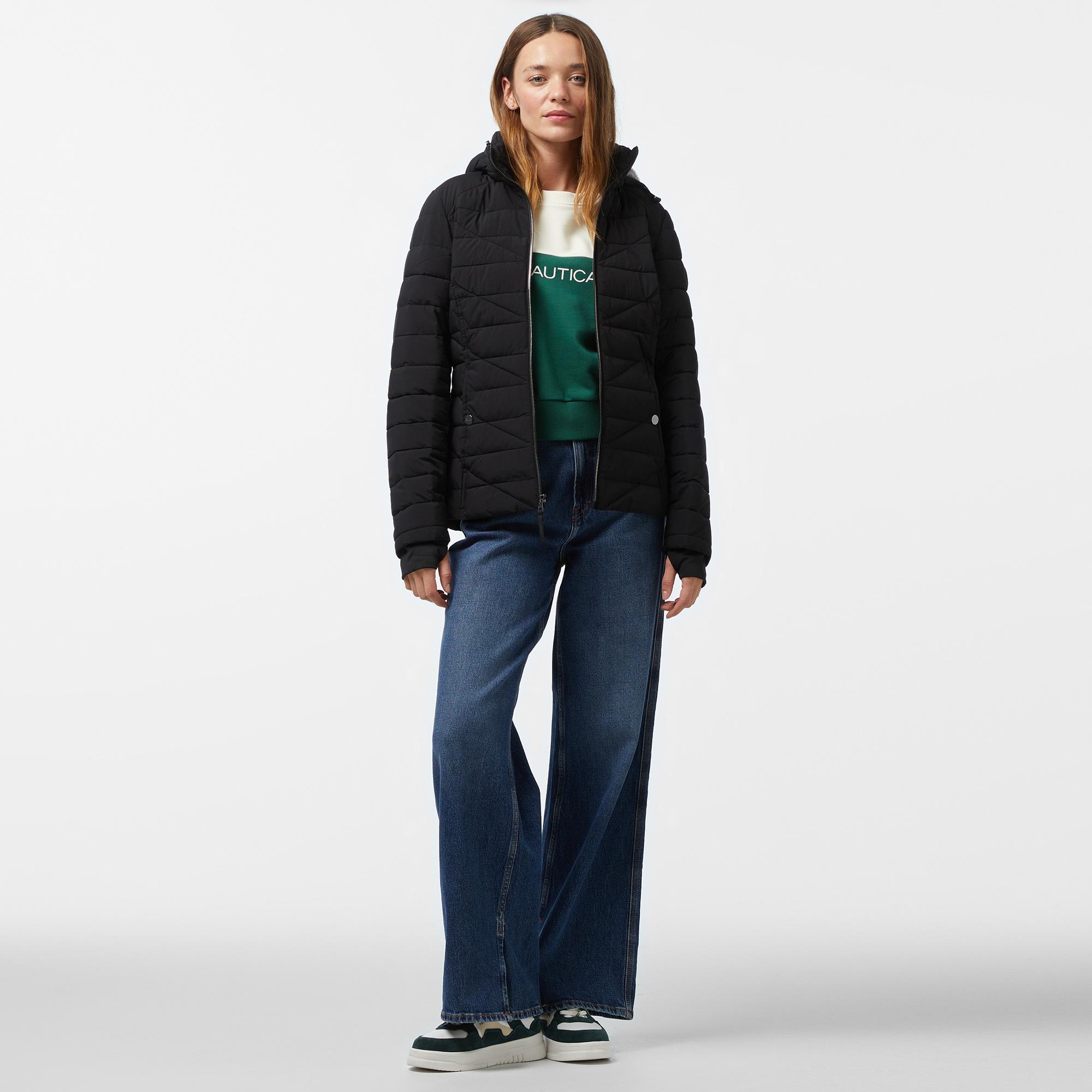 Nautica Kadın Siyah Mont