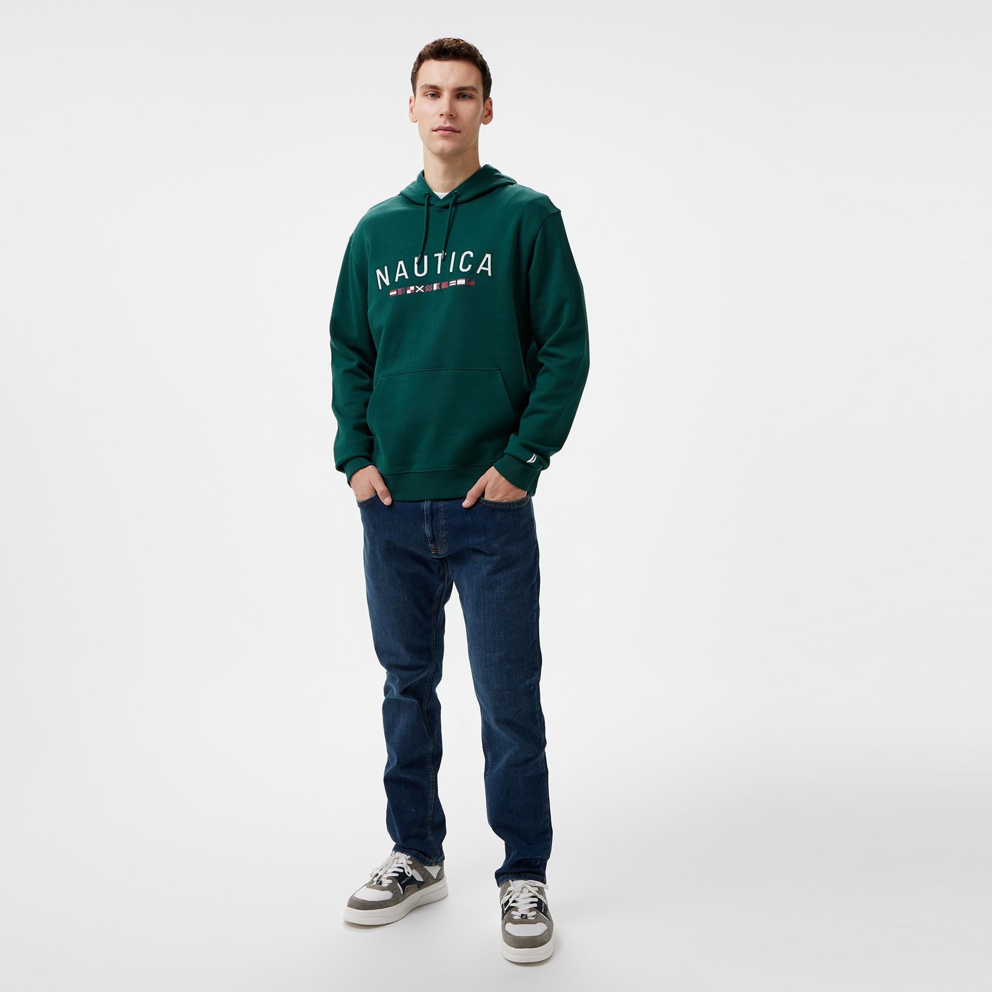 Nautica Erkek Yeşil Regular Fit Sweatshirt