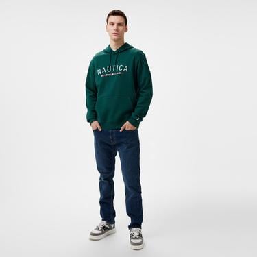  Nautica Erkek Yeşil Regular Fit Sweatshirt