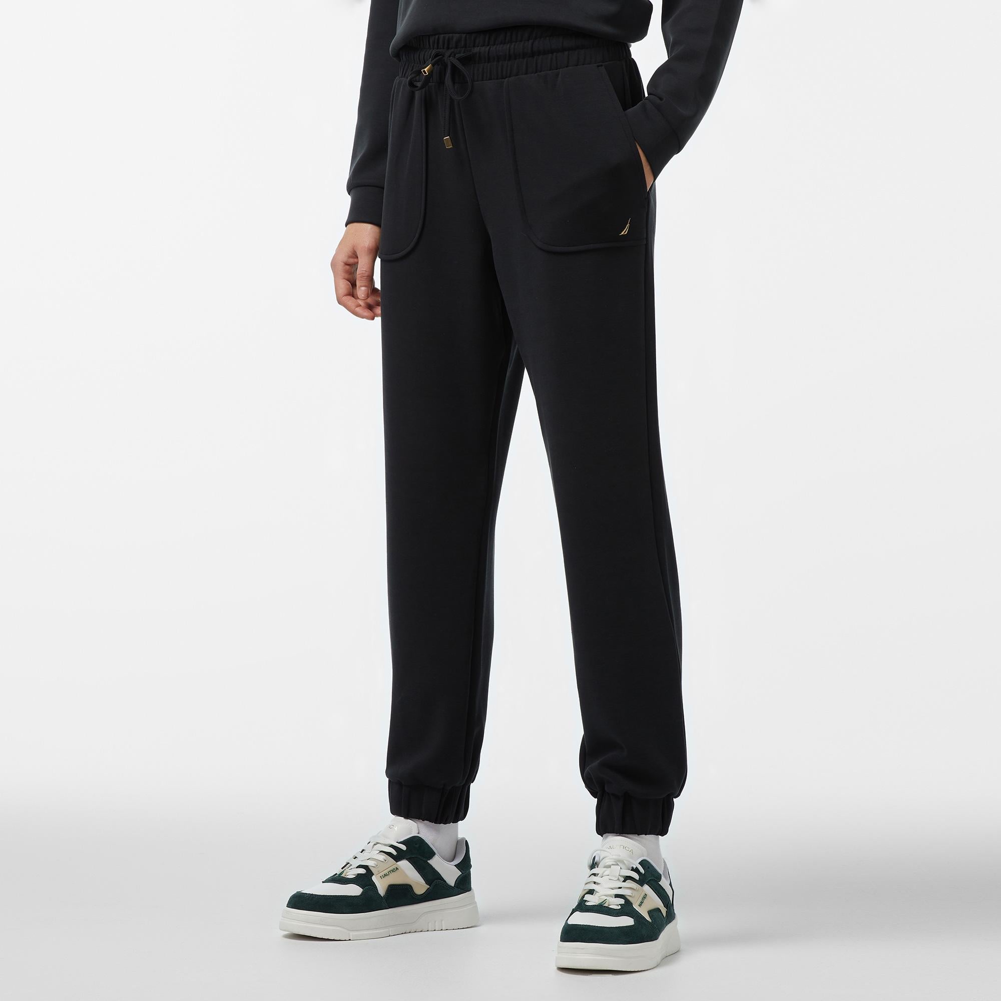 Nautica Kadın Siyah Regular Fit Eşofman Altı