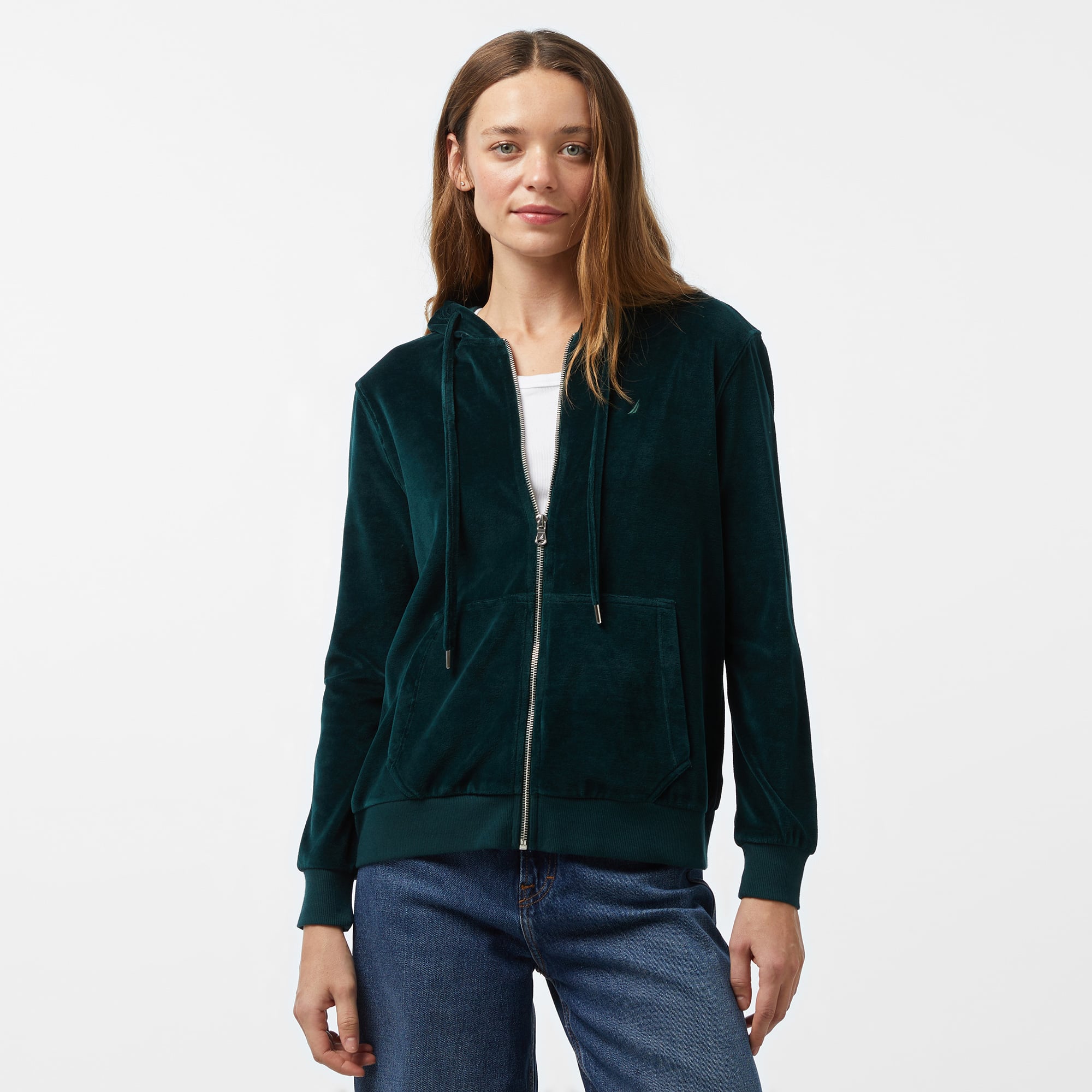  Nautica Kadın Yeşil Regular Fit Sweatshirt