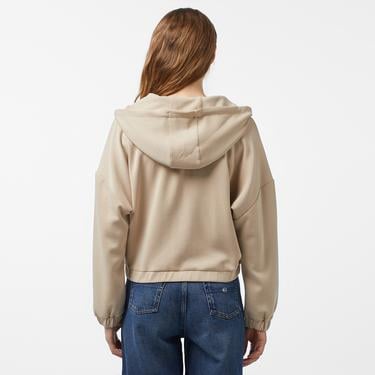  Nautica Kadın Bej Regular Fit Sweatshirt