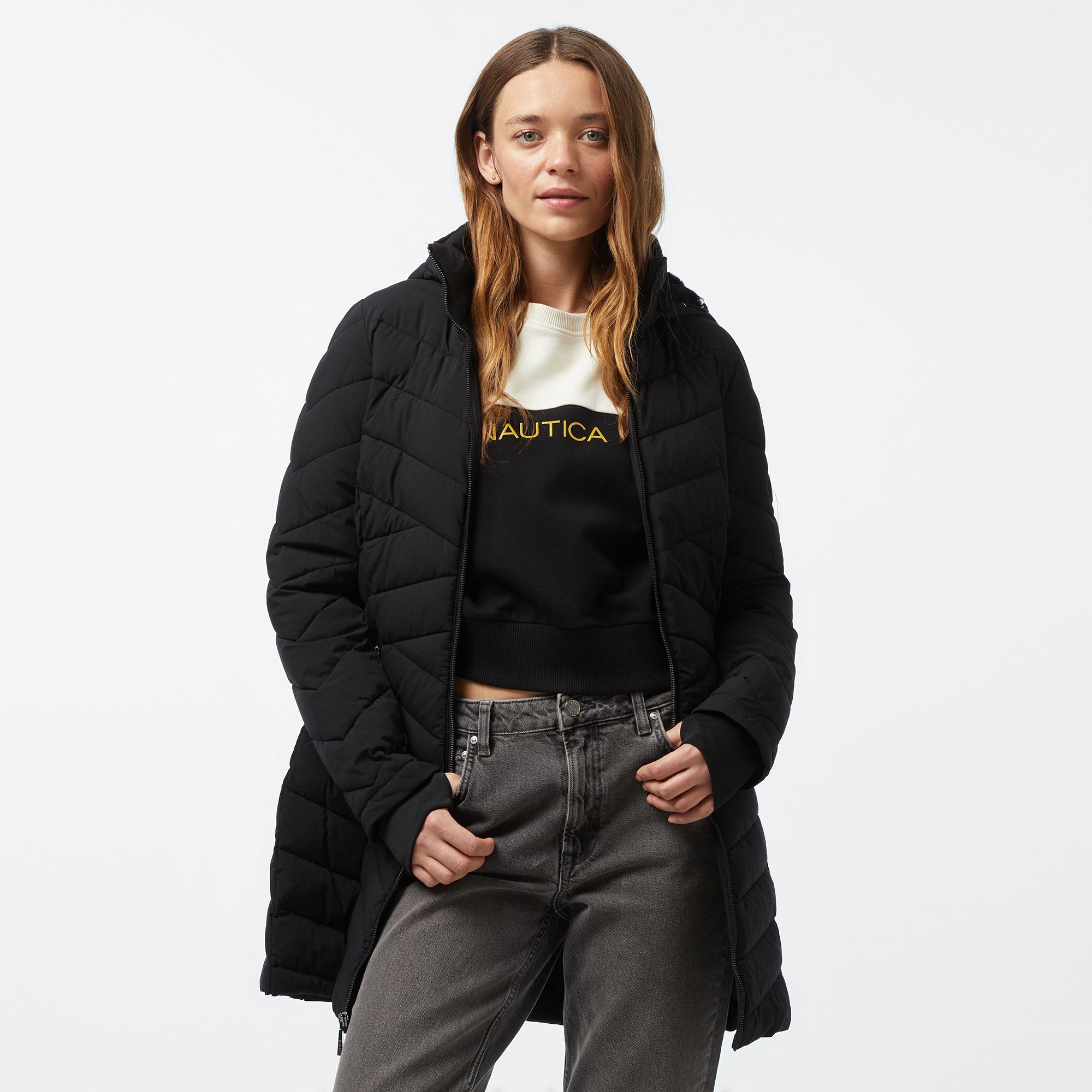 Nautica Kadın Siyah Mont
