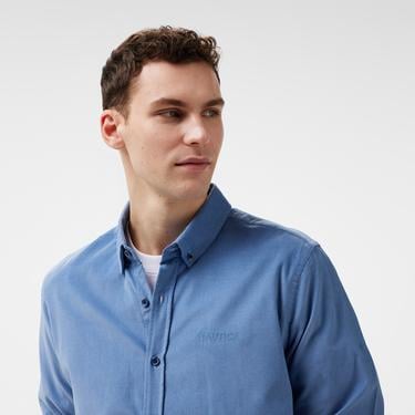  Nautica Erkek Mavi Classic Fit Gömlek