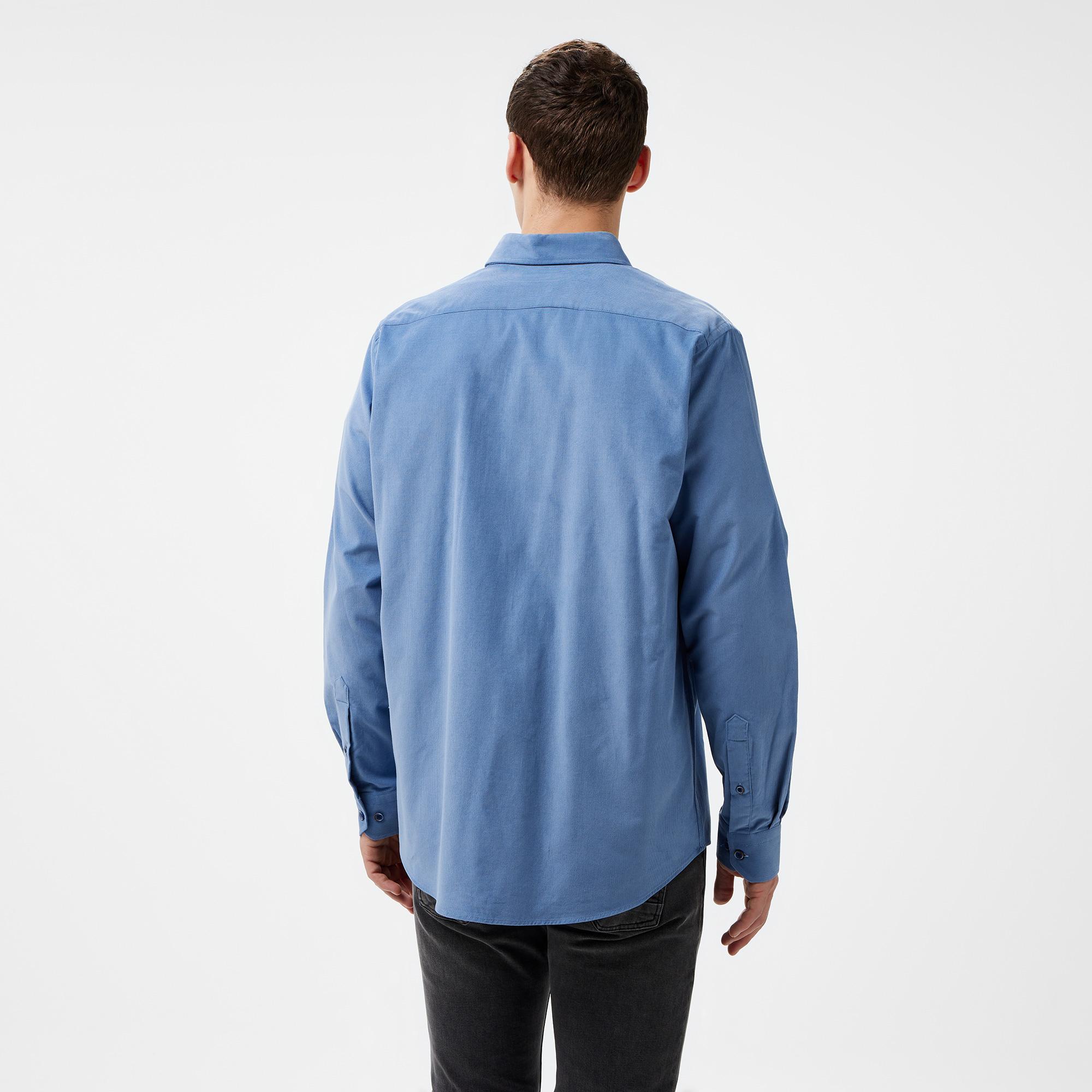 Nautica Erkek Mavi Classic Fit Gömlek