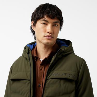 Nautica Erkek Yeşil Mont