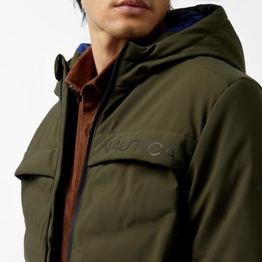  Nautica Erkek Yeşil Mont