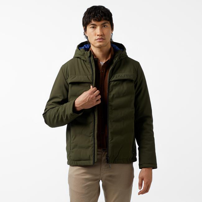  Nautica Erkek Yeşil Mont