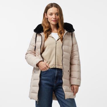  Nautica Kadın Krem Mont