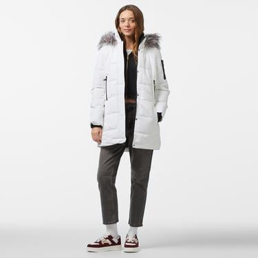  Nautica Kadın Beyaz Mont