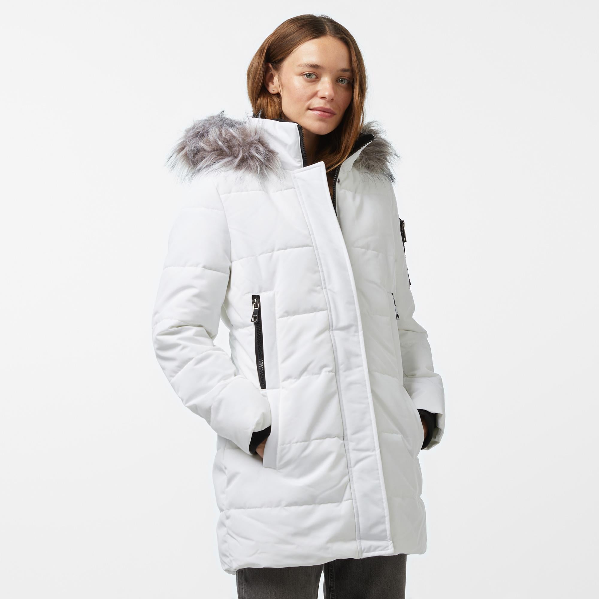 Nautica Kadın Beyaz Mont