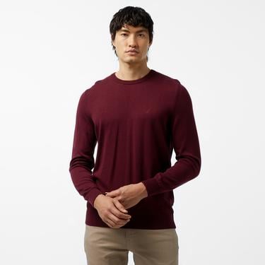  Nautica Erkek Bordo Regular Fit Triko