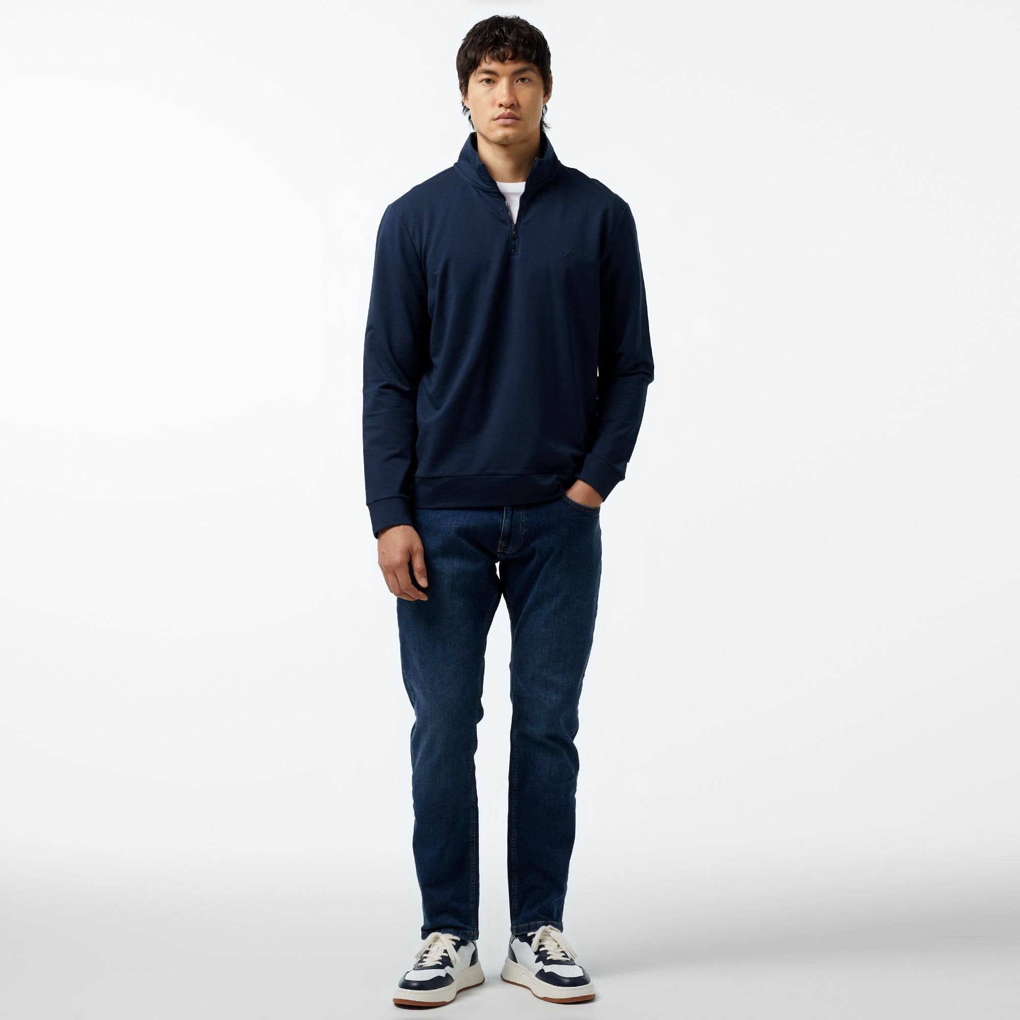 Nautica Erkek Lacivert Regular Fit Sweatshirt