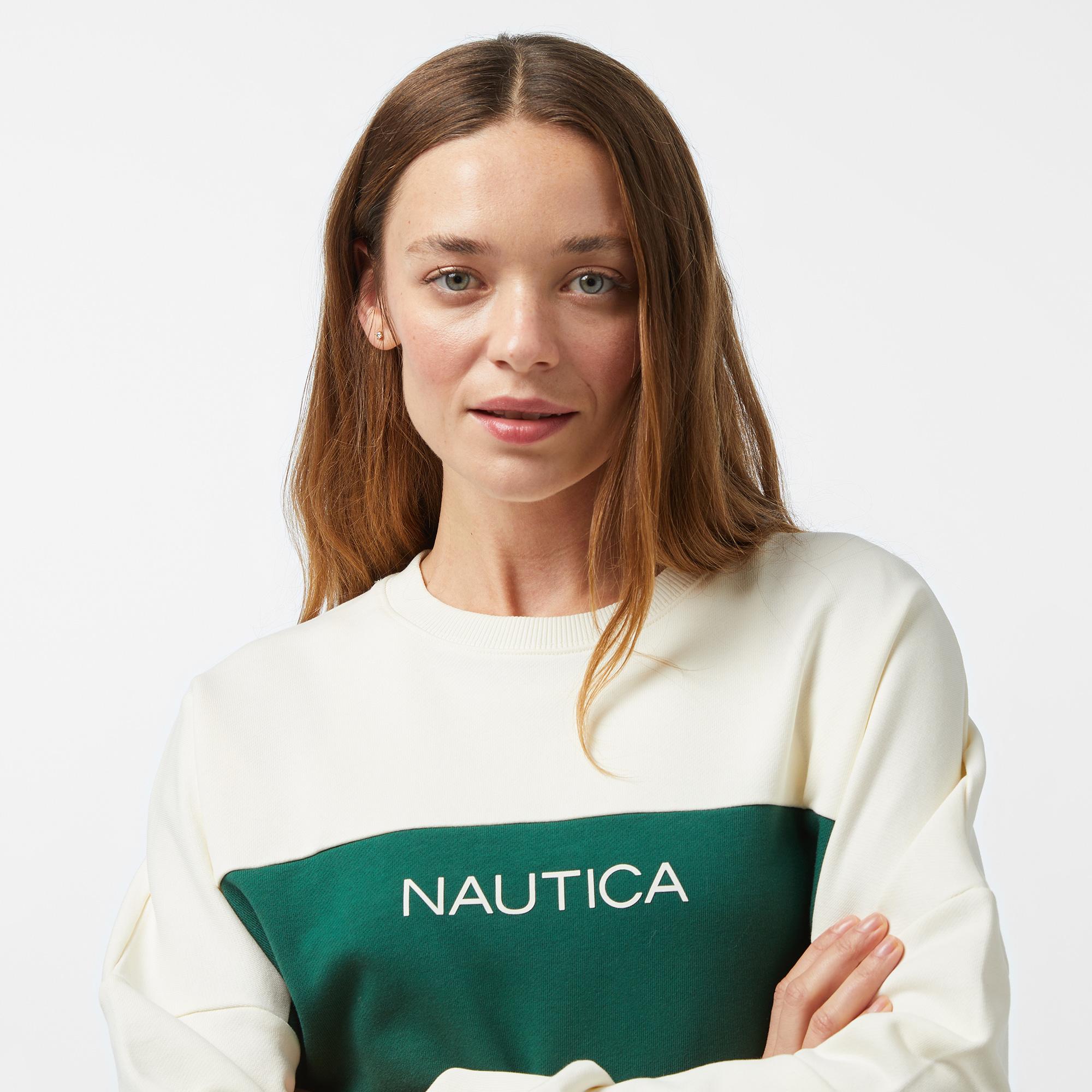 Nautica Kadın Yeşil Regular Fit Sweatshirt