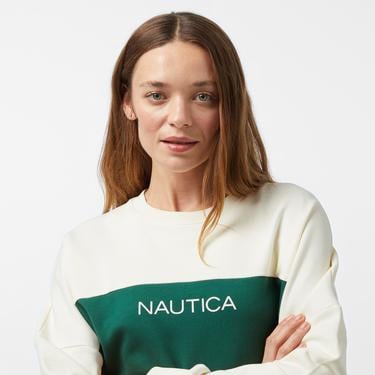  Nautica Kadın Yeşil Regular Fit Sweatshirt