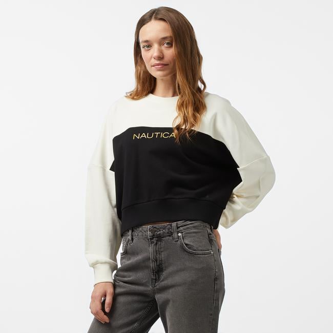  Nautica Kadın Siyah Regular Fit Sweatshirt