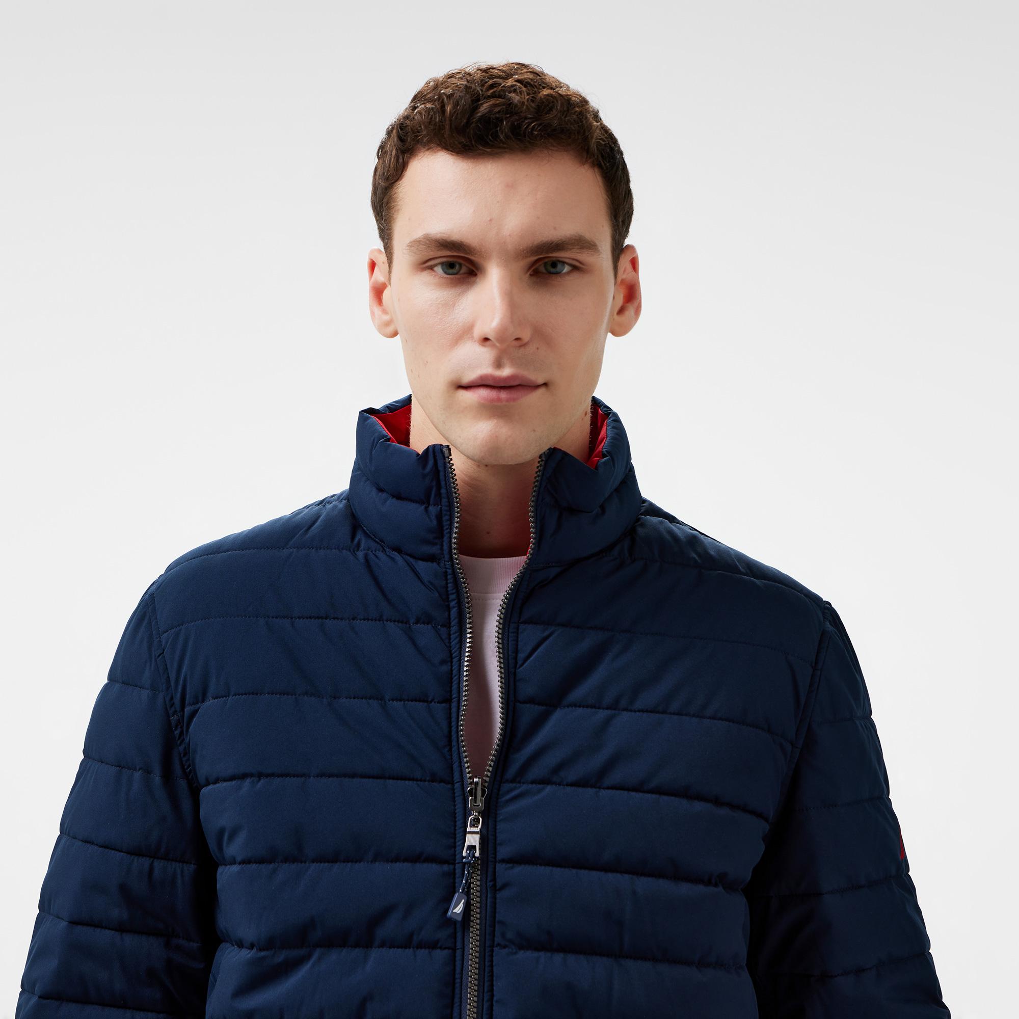 Nautica Erkek Lacivert Çift Taraflı Mont