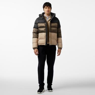  Nautica Erkek Kahverengi Renk Bloklu Mont