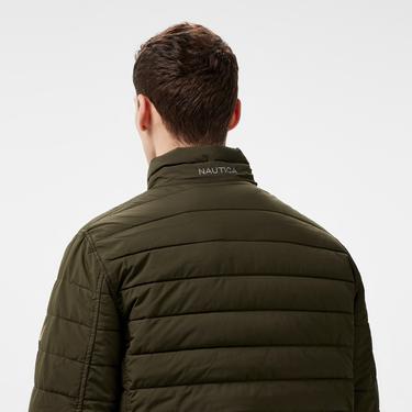  Nautica Erkek Yeşil Çift Taraflı Mont