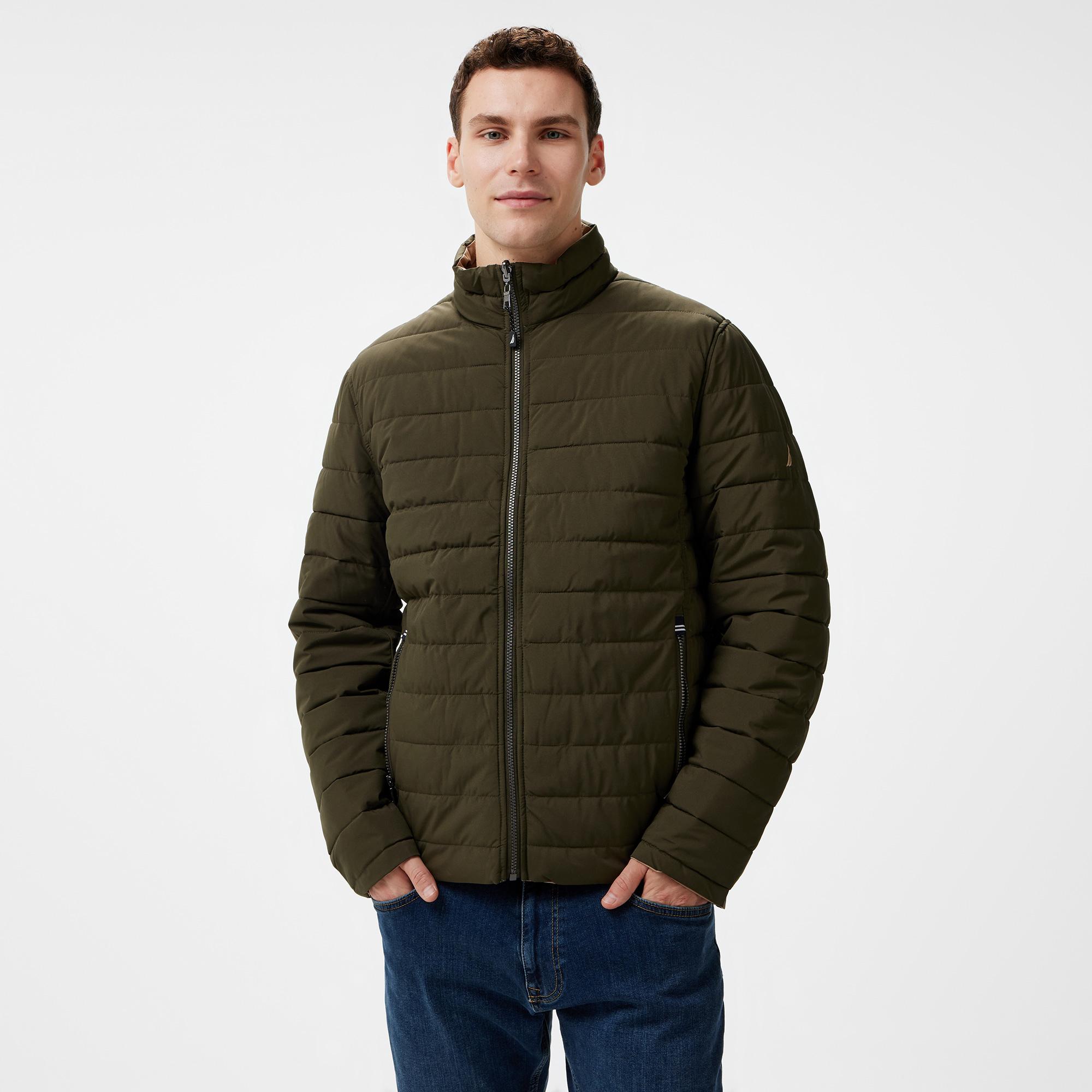 Nautica Erkek Yeşil Çift Taraflı Mont