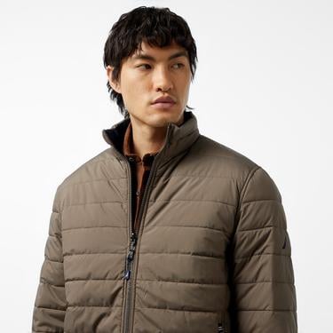  Nautica Erkek Kahverengi Çift Taraflı Mont