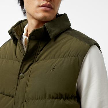  Nautica Erkek Yeşil Standart Fit Yelek
