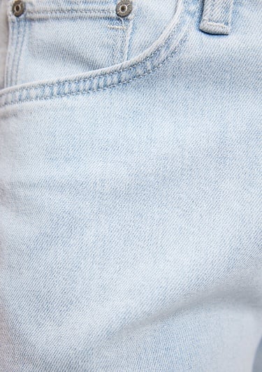  Mavi Tim Street Buz Mavi Jean Şort 0428487138